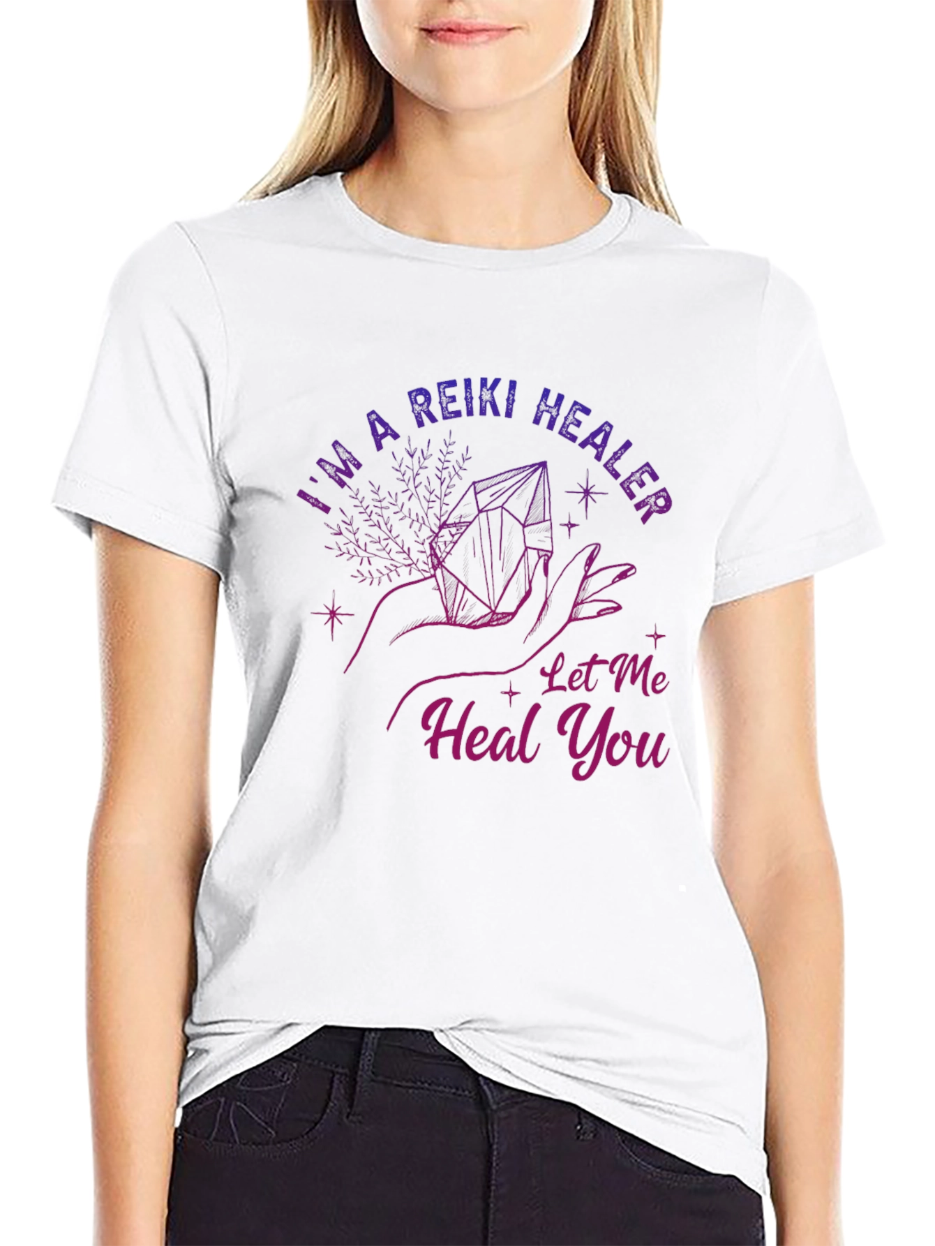 Reiki Healer Graphic Tee - Spiritual Healing Shirt