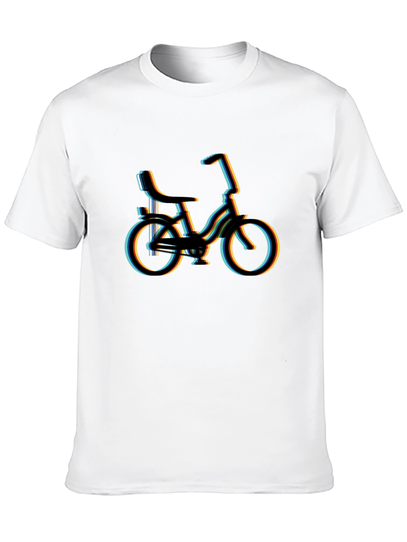 Retro Bicycle Black T-Shirt
