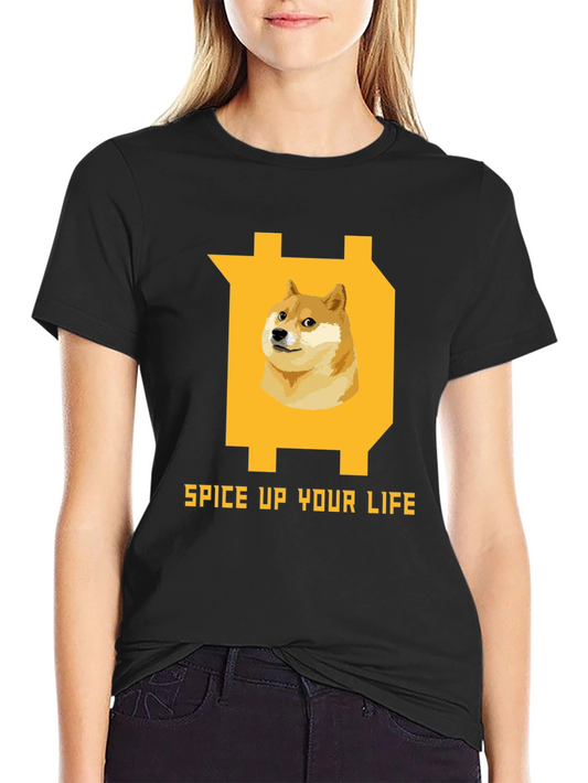 Dogecoin Bitcoin Meme T-Shirt - Spice Up Your Life!