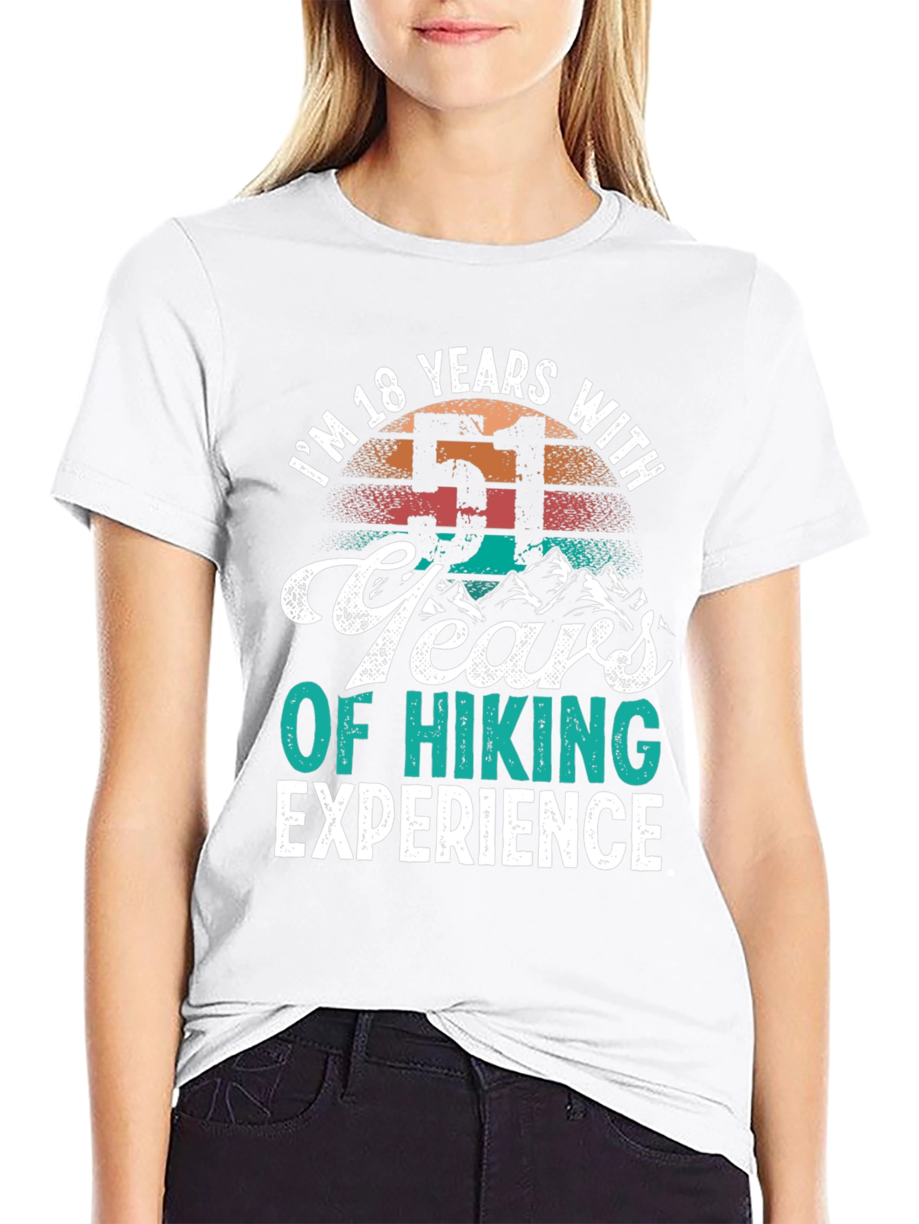 Im 18 Years With 51 Years Hiking Experience T-Shirt