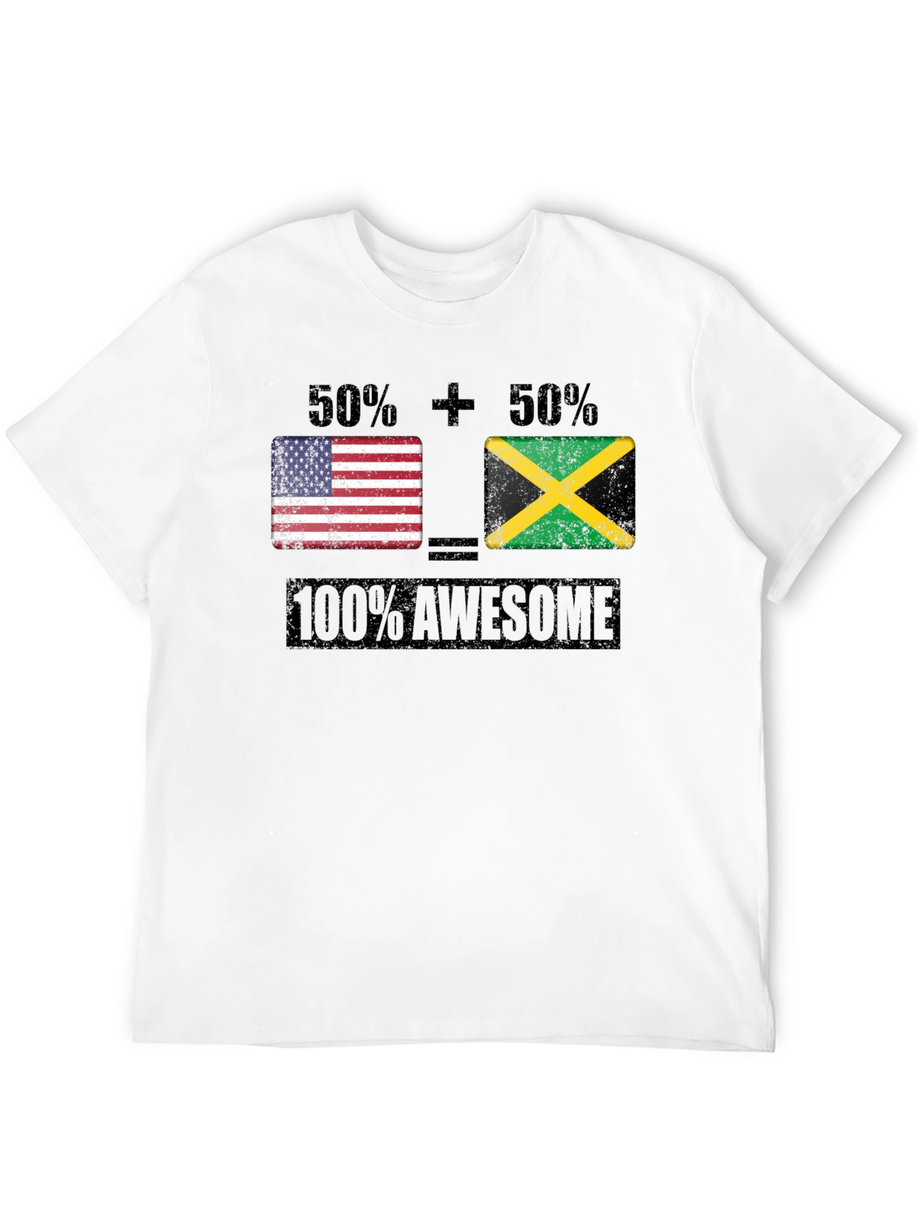 Jamaican American Pride Graphic T-Shirt