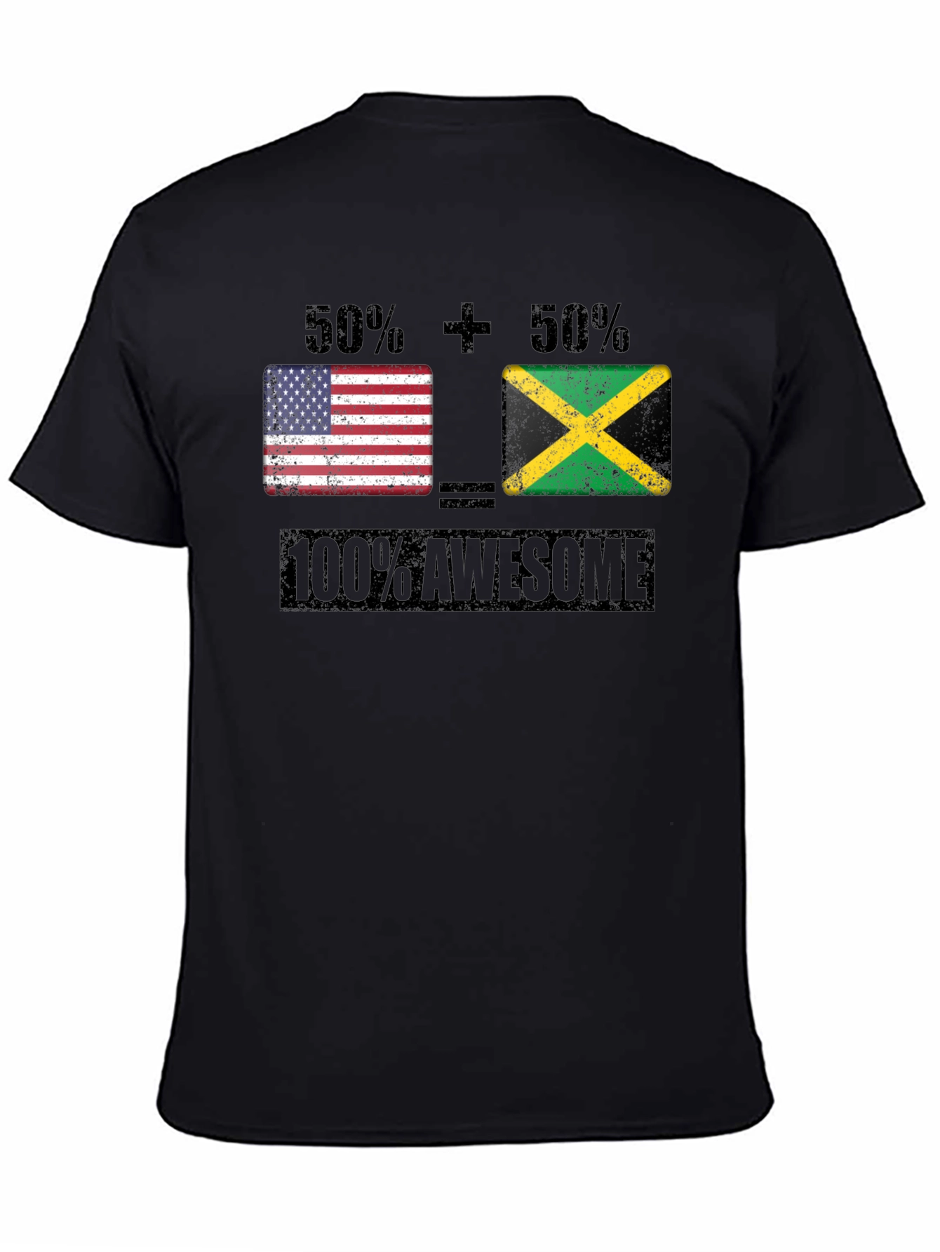 Jamaican American Pride Graphic T-Shirt