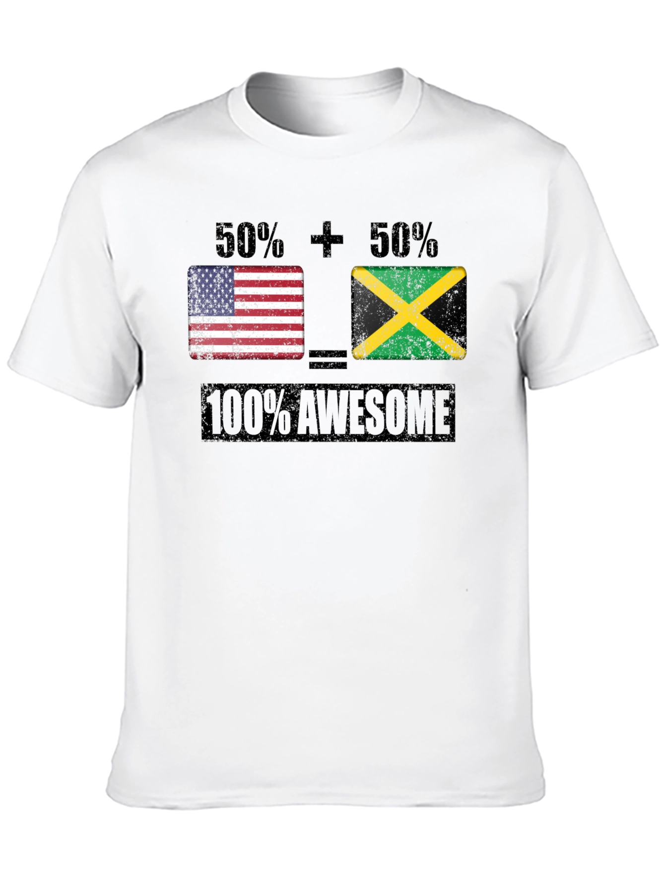 Jamaican American Pride Graphic T-Shirt