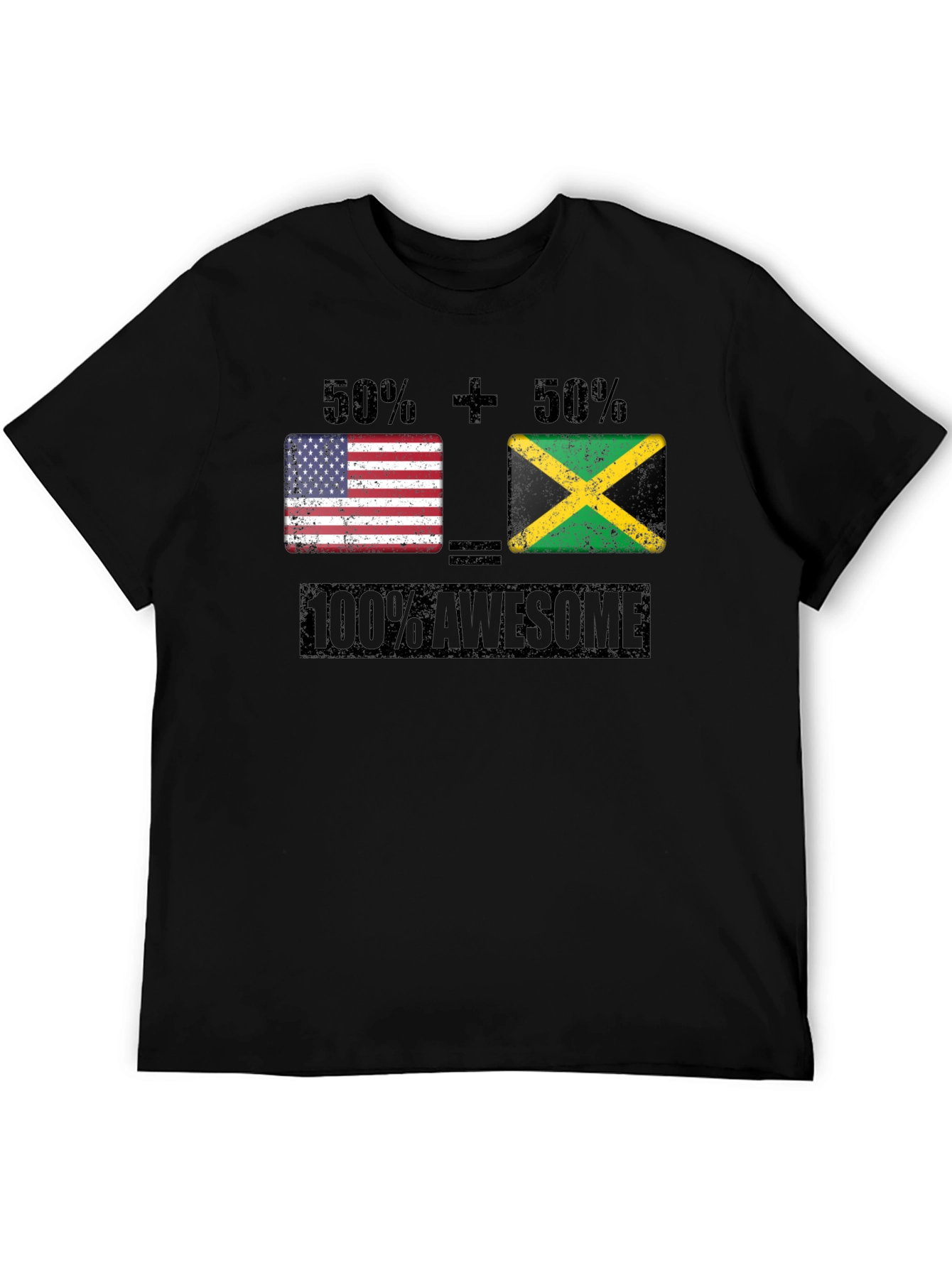Jamaican American Pride Graphic T-Shirt
