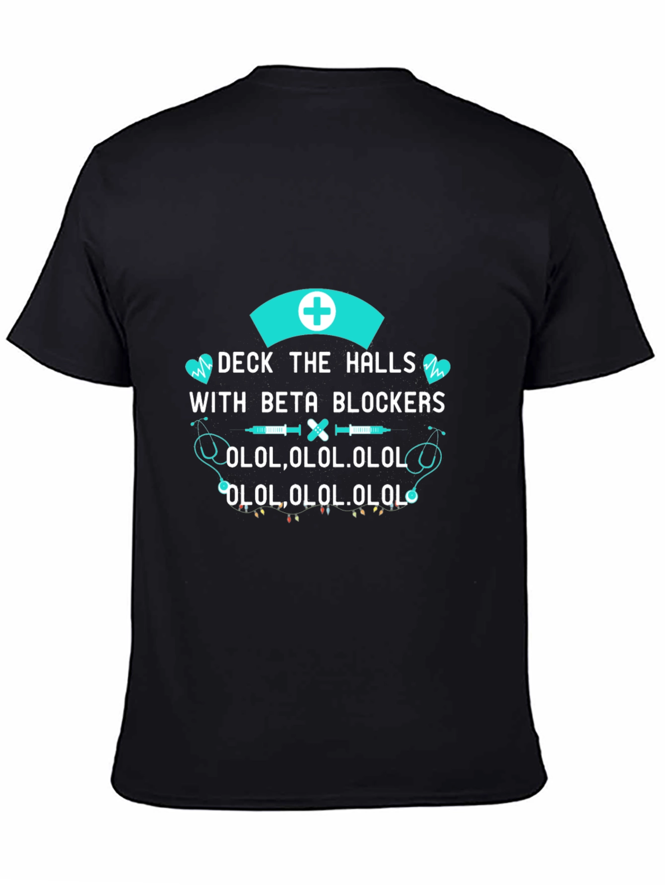 Deck the Halls Beta Blockers Nurse T-Shirt