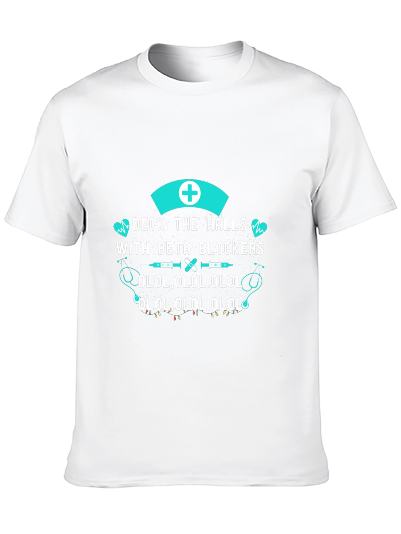 Deck the Halls Beta Blockers Nurse T-Shirt