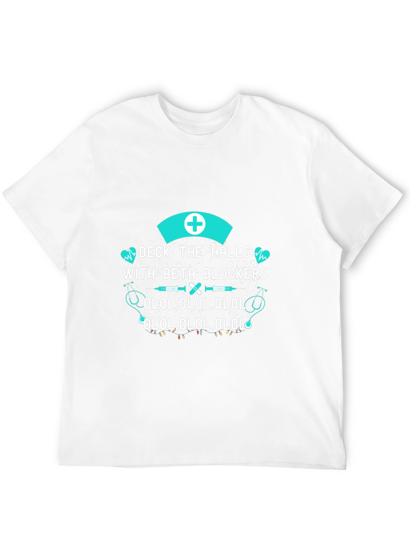 Deck the Halls Beta Blockers Nurse T-Shirt