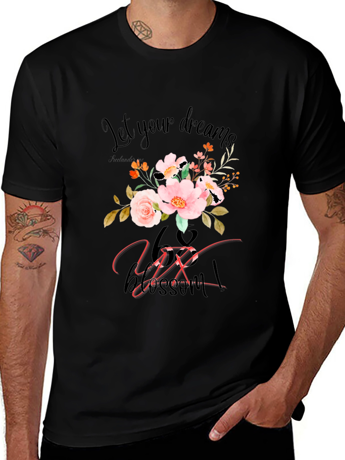 Floral Dreams T-Shirt - Let Your Dreams Blossom