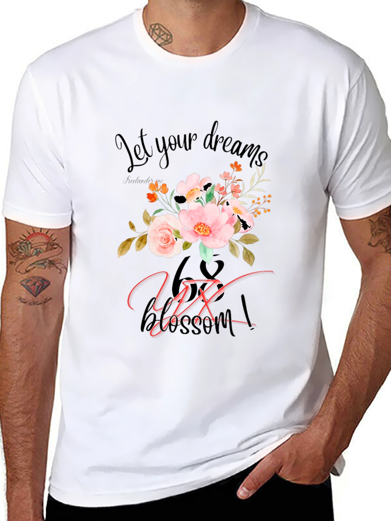Floral Dreams T-Shirt - Let Your Dreams Blossom
