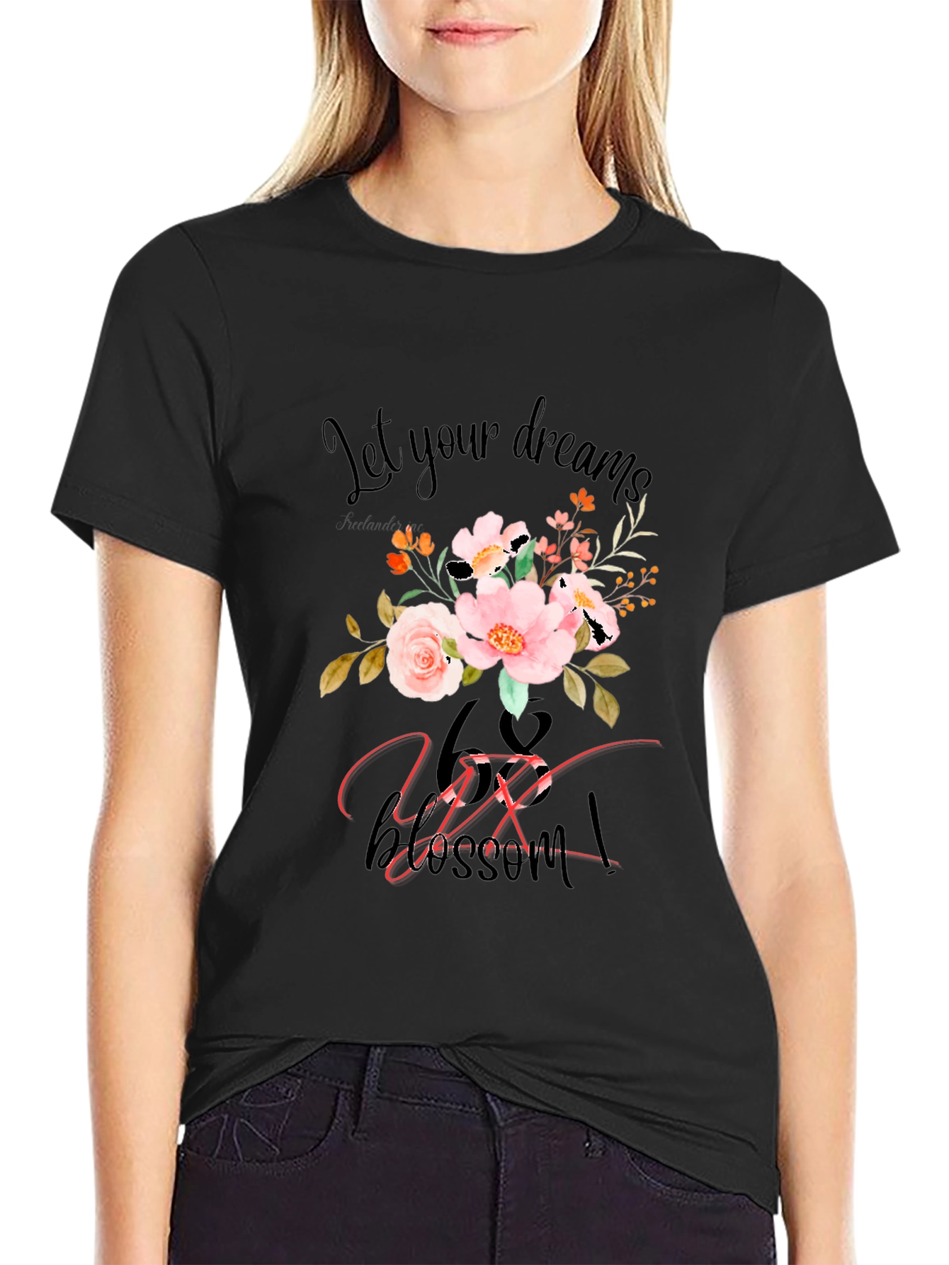 Floral Dreams T-Shirt - Let Your Dreams Blossom