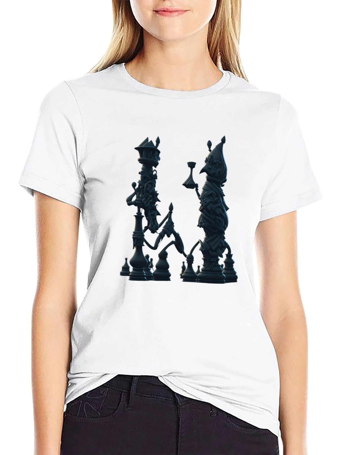 Chess Piece Graphic T-Shirt