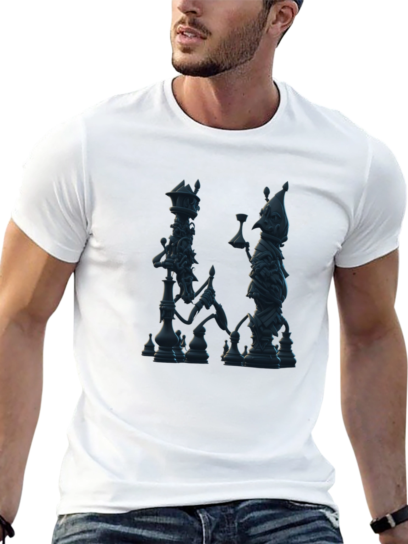 Chess Piece Graphic T-Shirt