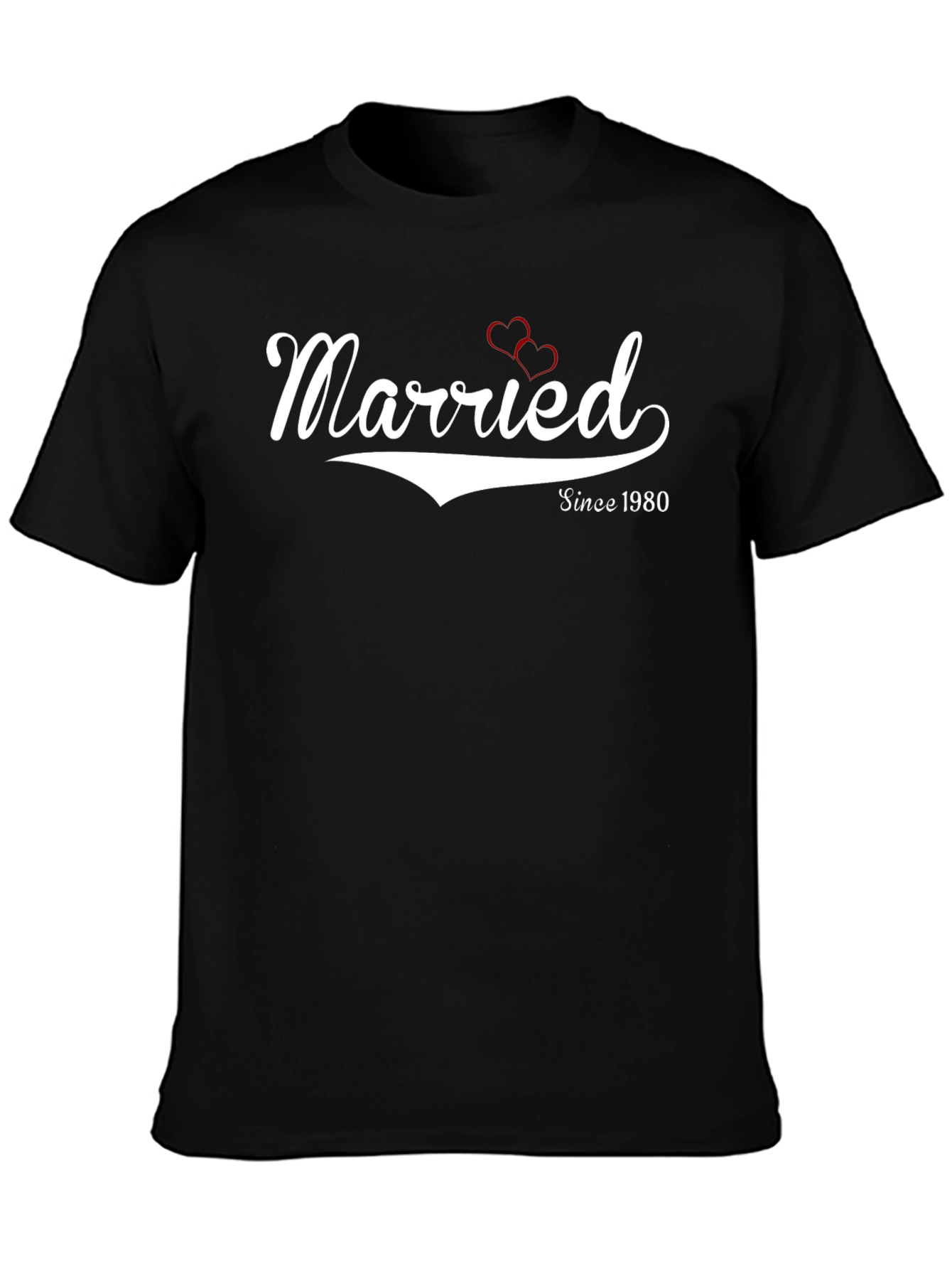 Married Since 1980 Graphic Tee - Anniversary Gift