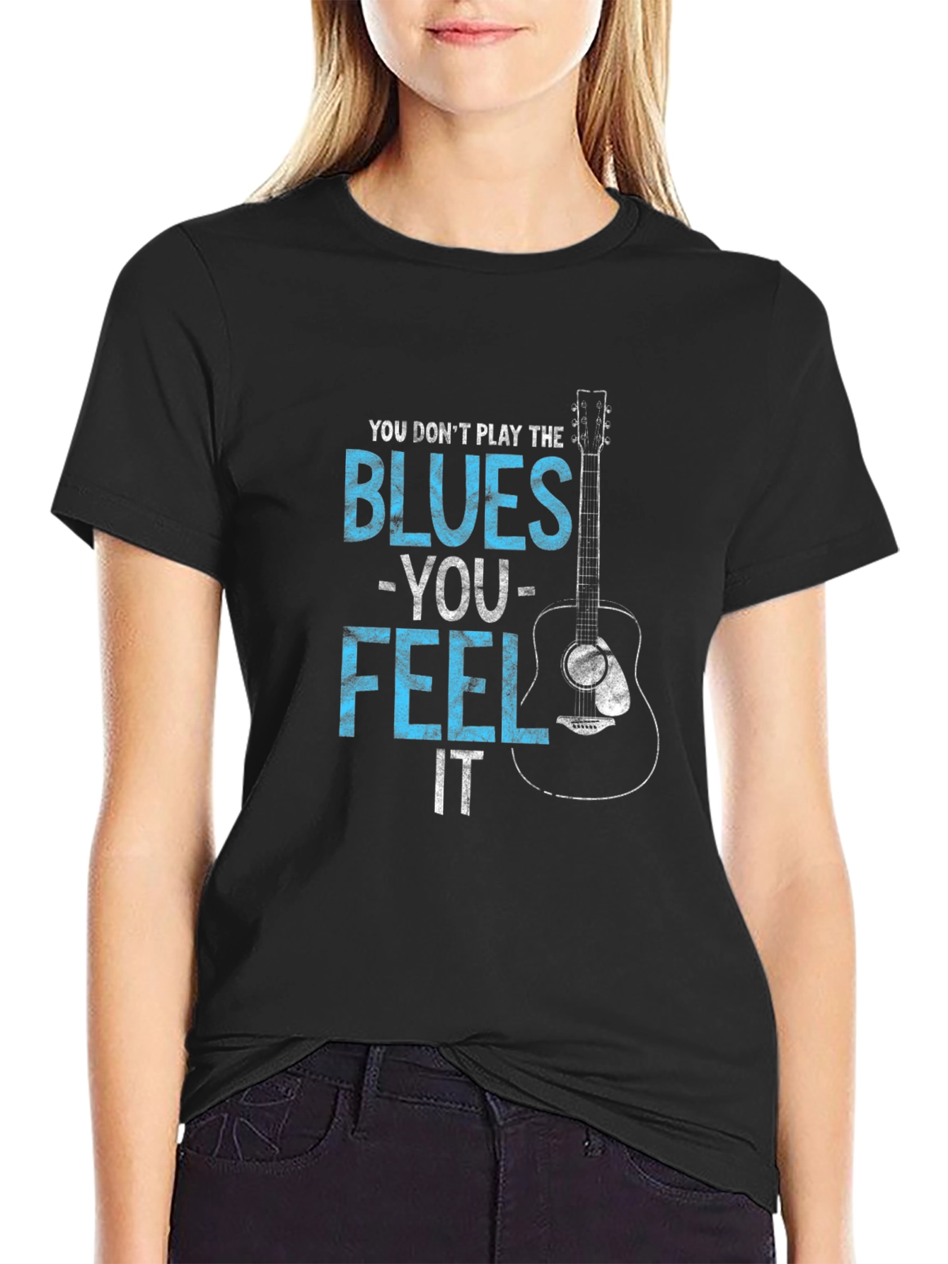 Blues Music T-Shirt - Feel the Music