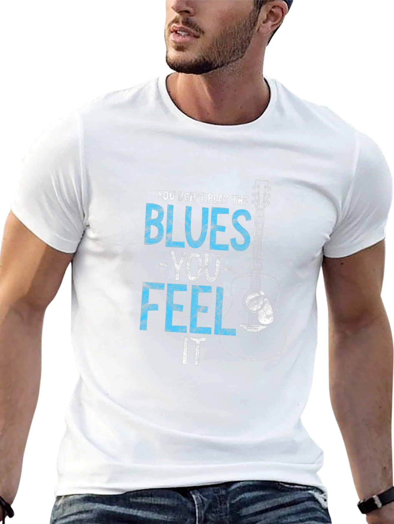 Blues Music T-Shirt - Feel the Music