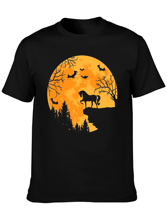 Halloween Horse Moon T-Shirt