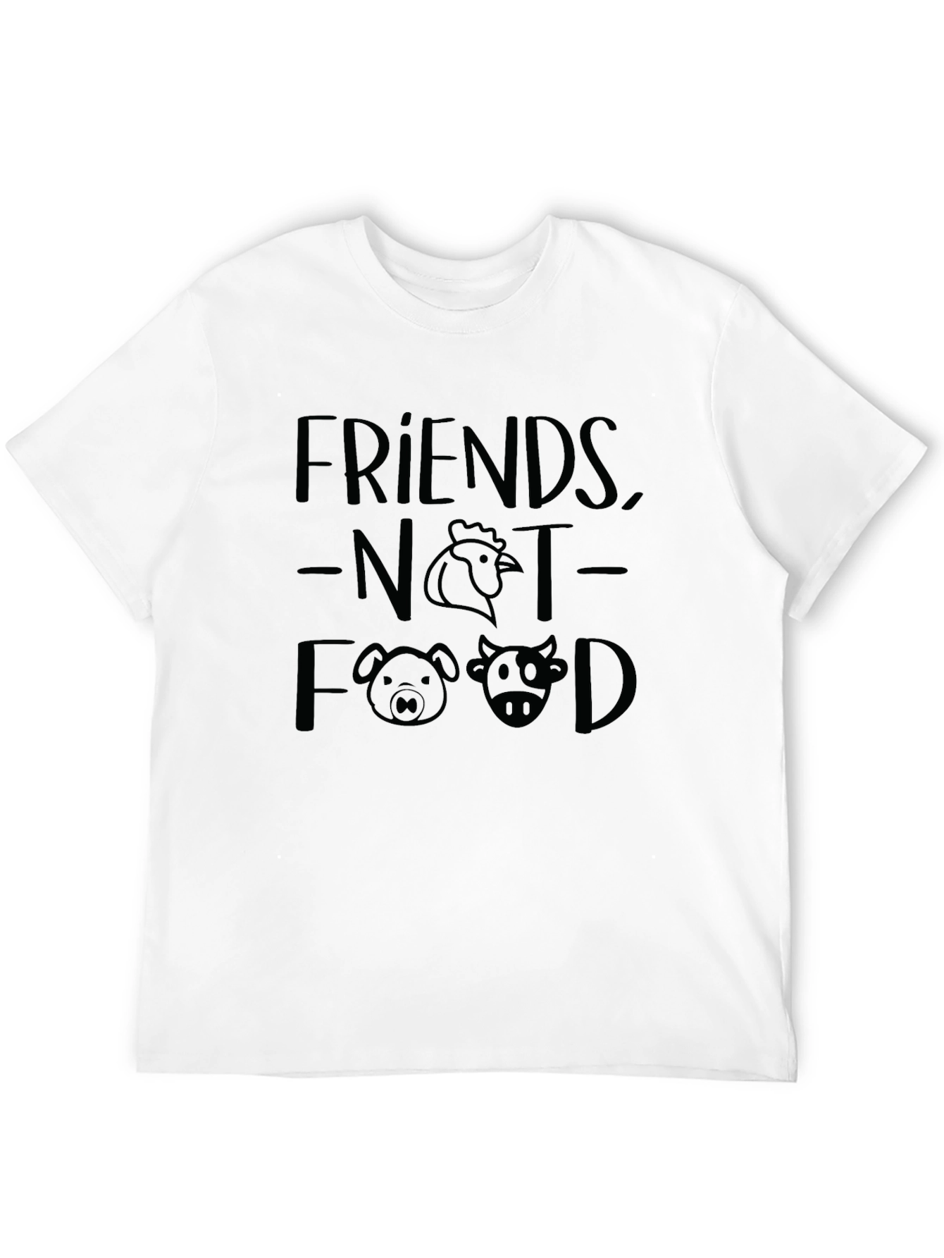 Friends Not Food Vegan T-Shirt