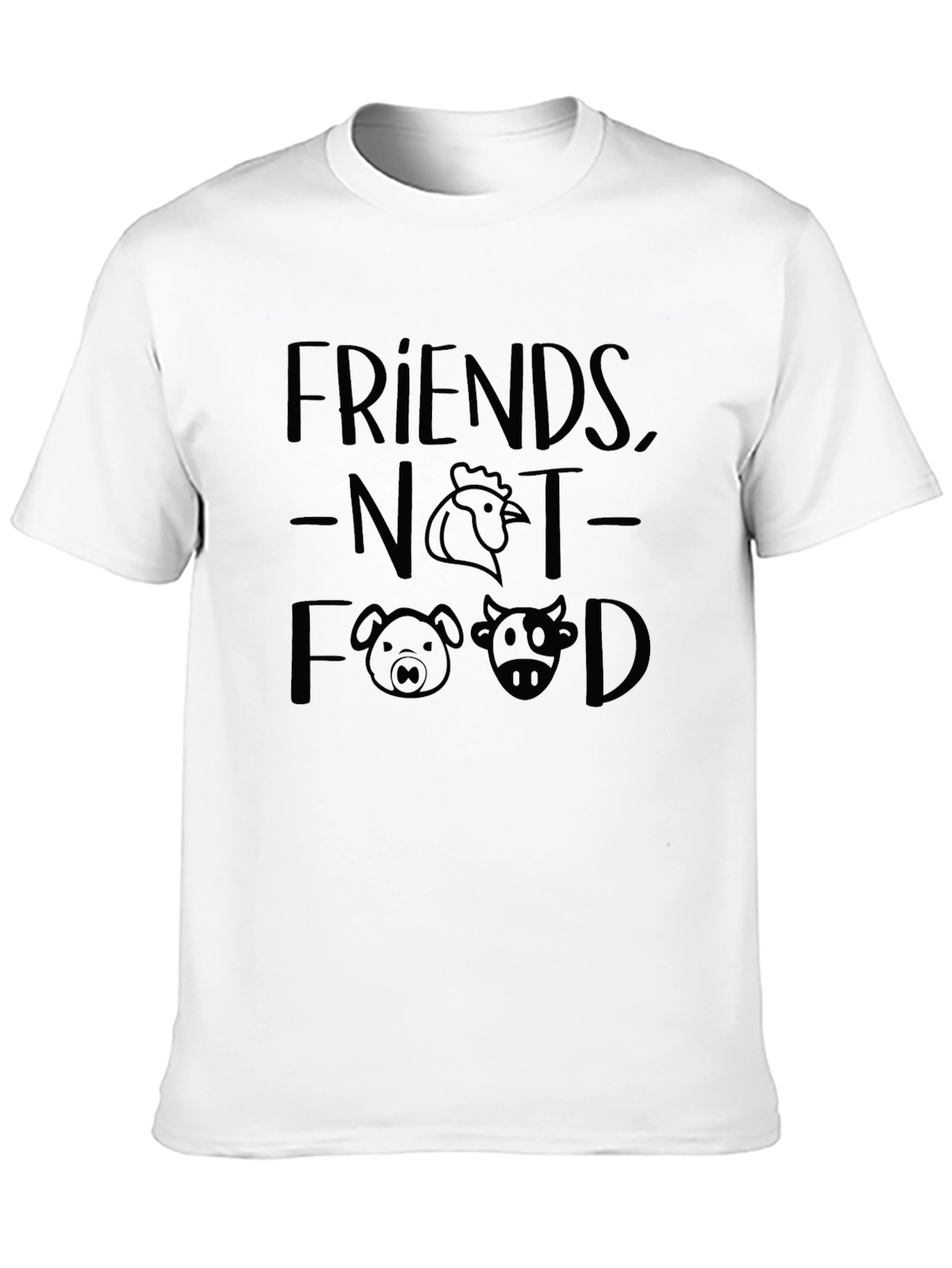 Friends Not Food Vegan T-Shirt
