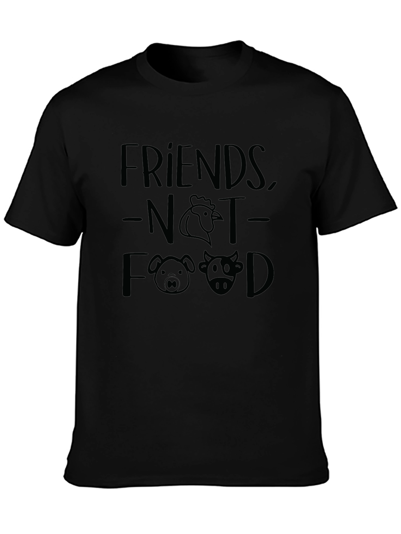 Friends Not Food Vegan T-Shirt