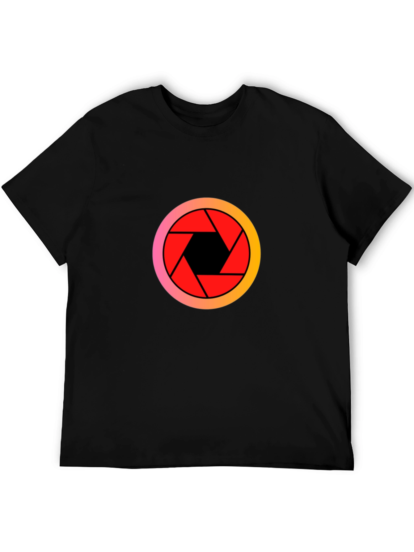 Aperture Graphic Black T-Shirt