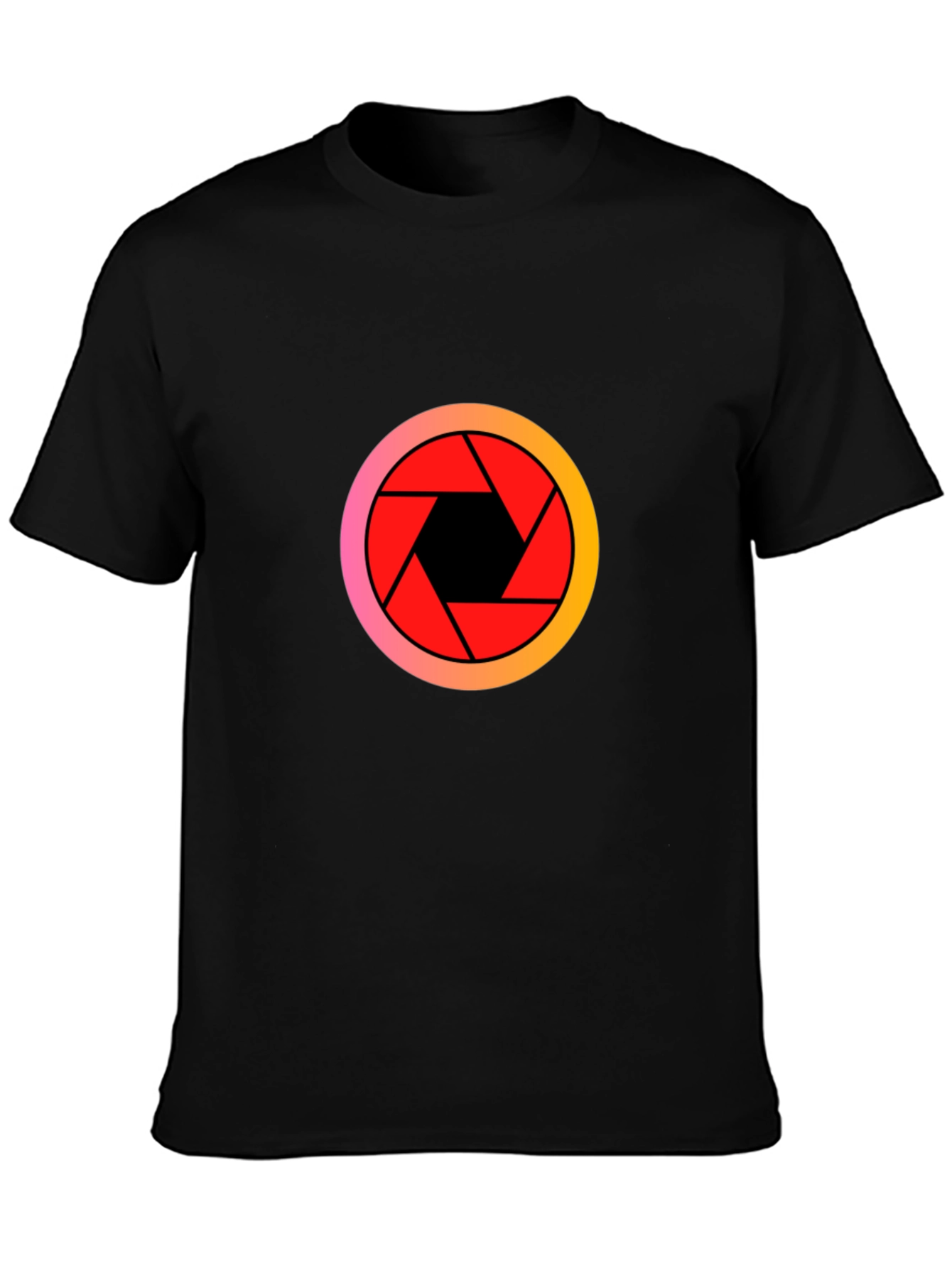 Aperture Graphic Black T-Shirt