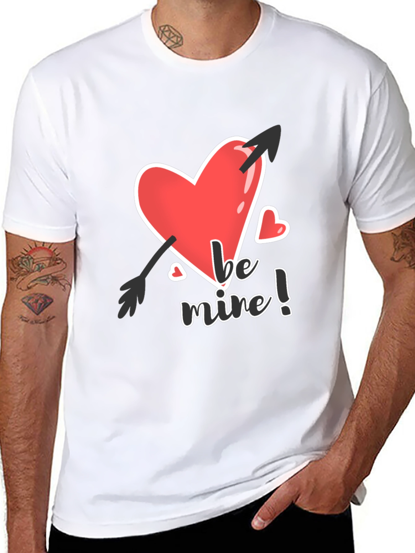 Be Mine Arrow Heart Tee - Valentines Day T-Shirt