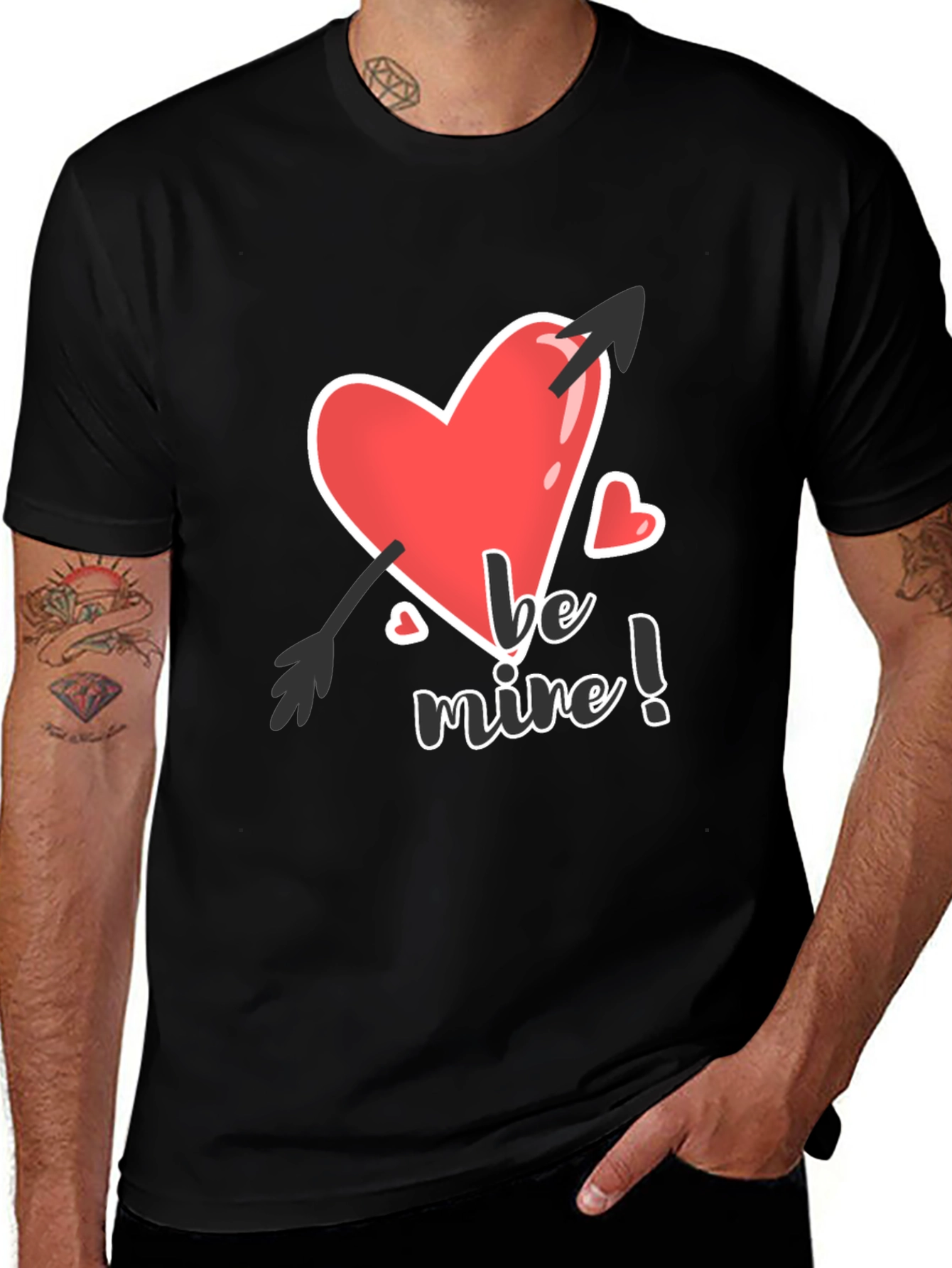 Be Mine Arrow Heart Tee - Valentines Day T-Shirt
