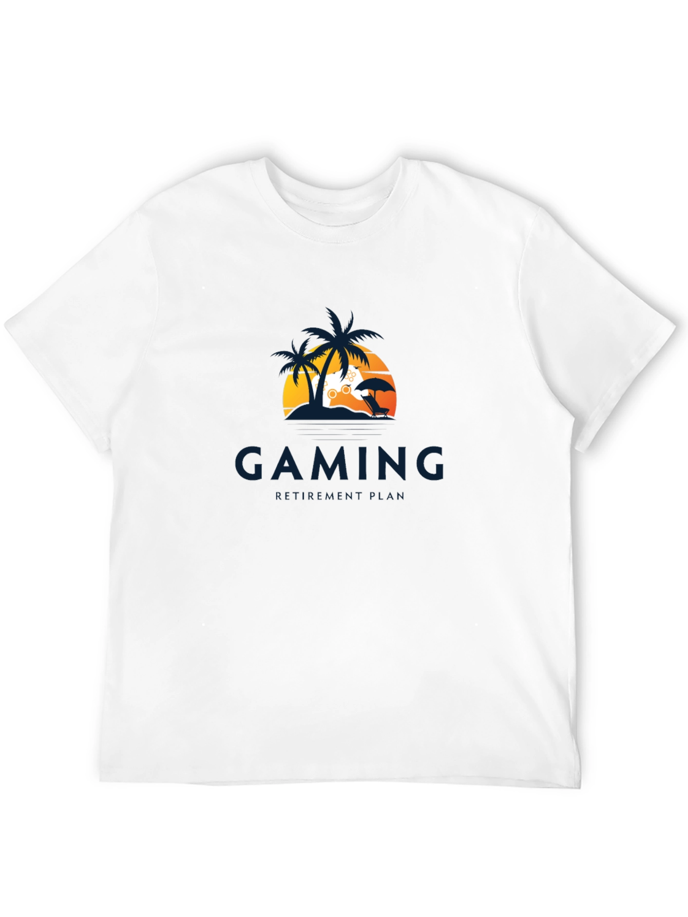 Gaming T-Shirt - Beach Vibes Gamer Tee