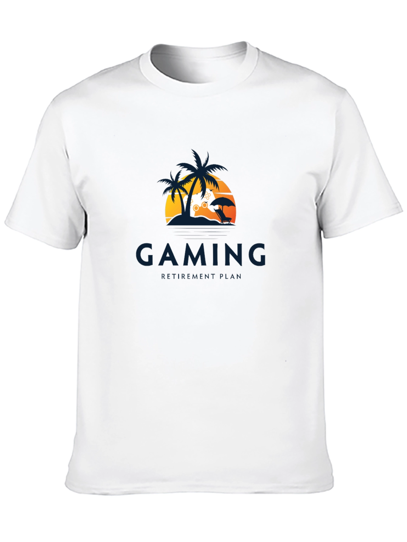 Gaming T-Shirt - Beach Vibes Gamer Tee