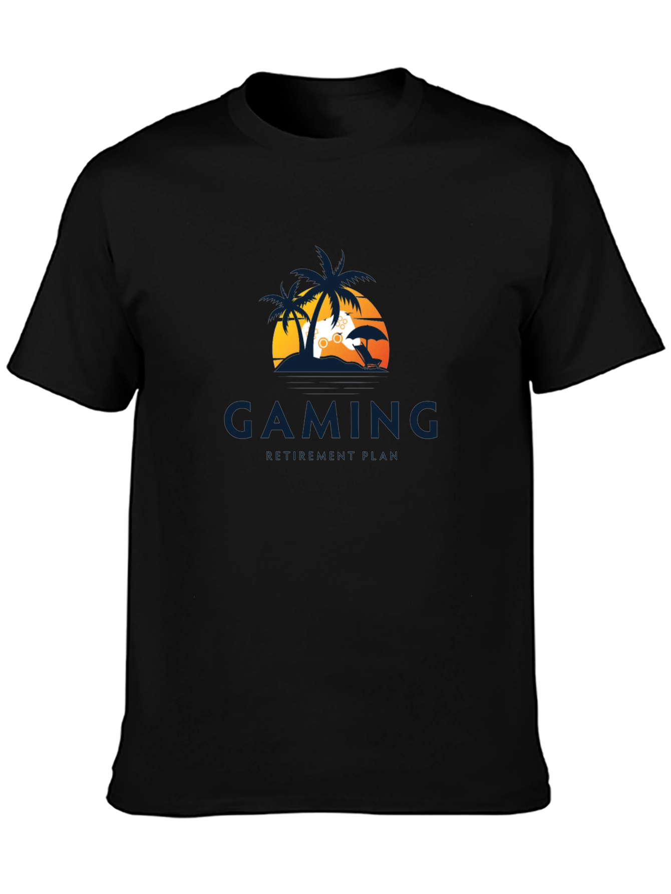 Gaming T-Shirt - Beach Vibes Gamer Tee