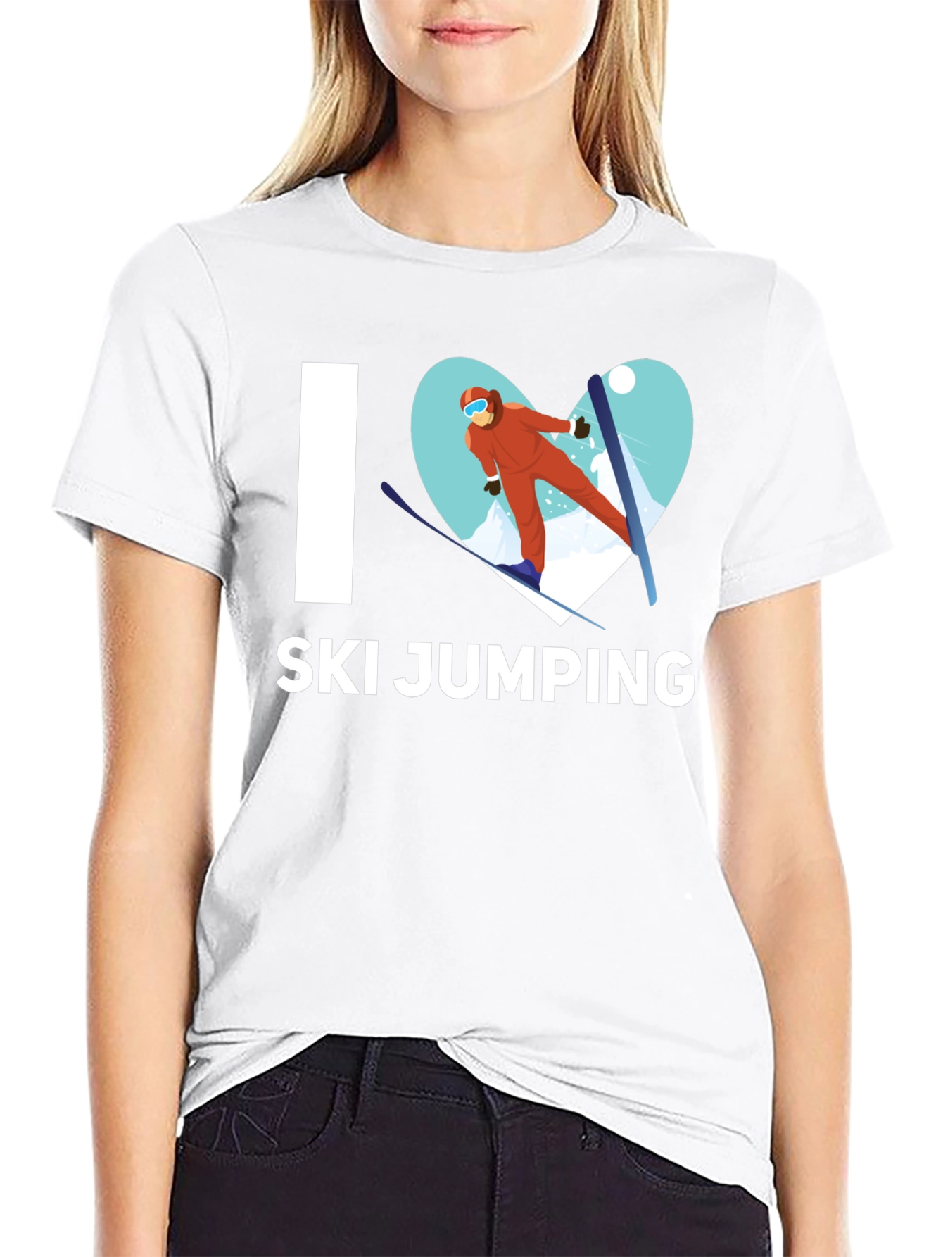 I Love Ski Jumping T-Shirt