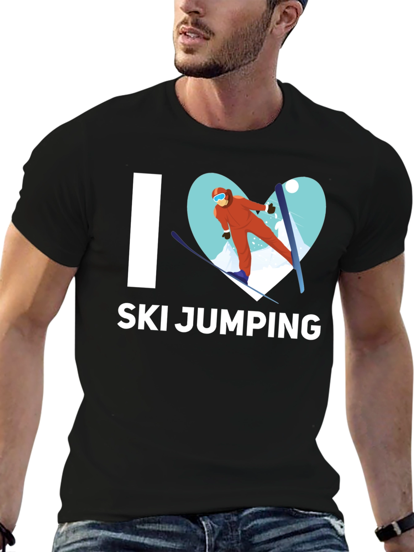 I Love Ski Jumping T-Shirt