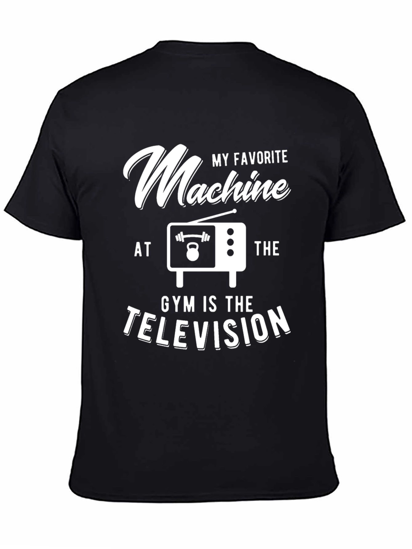 Funny Gym Television T-Shirt