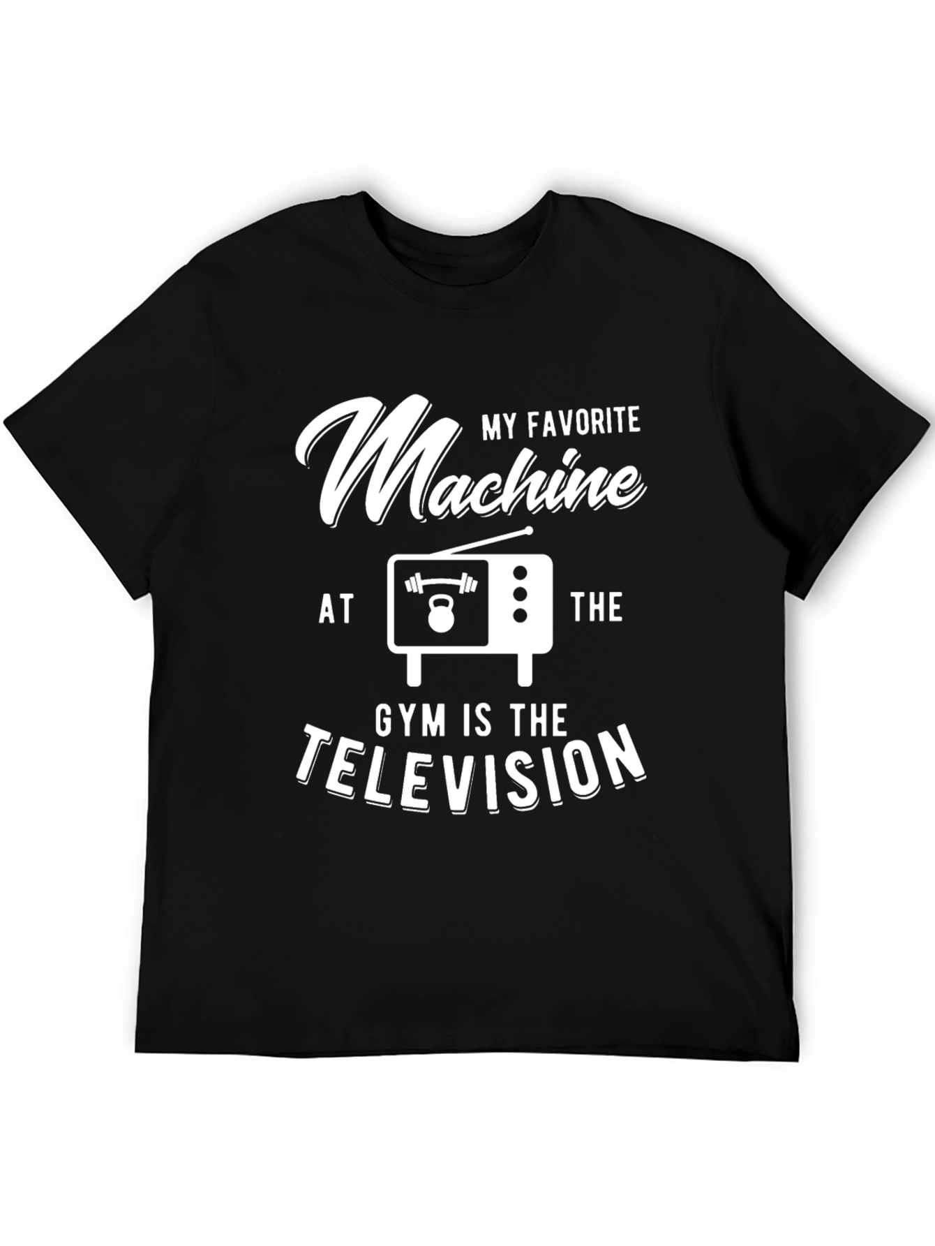 Funny Gym Television T-Shirt
