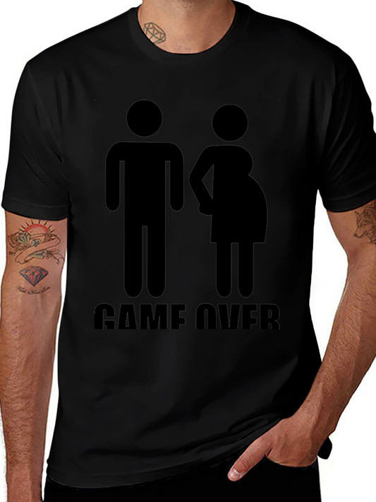 Funny Game Over Pregnancy Announcement T-Shirt