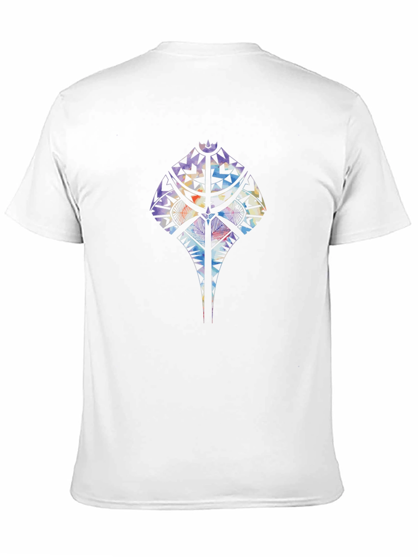 Tribal Stingray Graphic Black T-Shirt