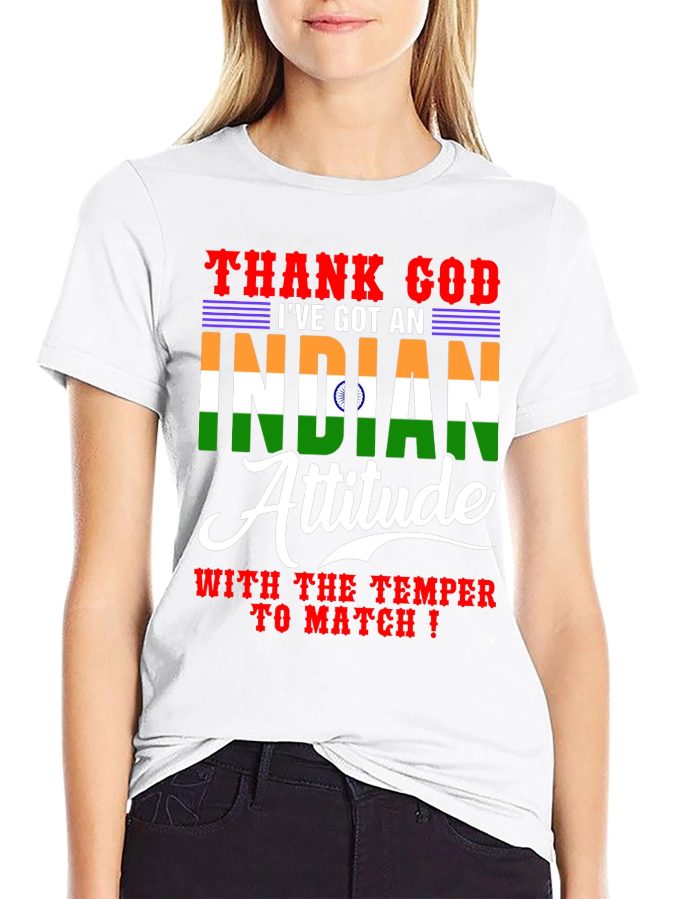 Thank God Ive Got An Indian Attitude T-Shirt