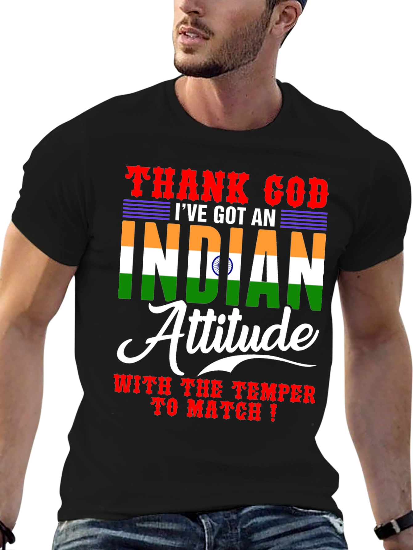 Thank God Ive Got An Indian Attitude T-Shirt