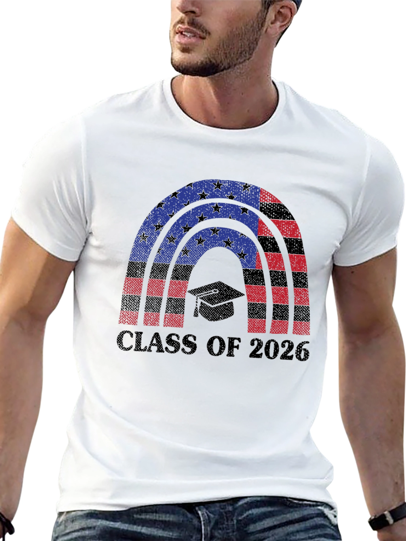 Class of 2026 Rainbow T-Shirt