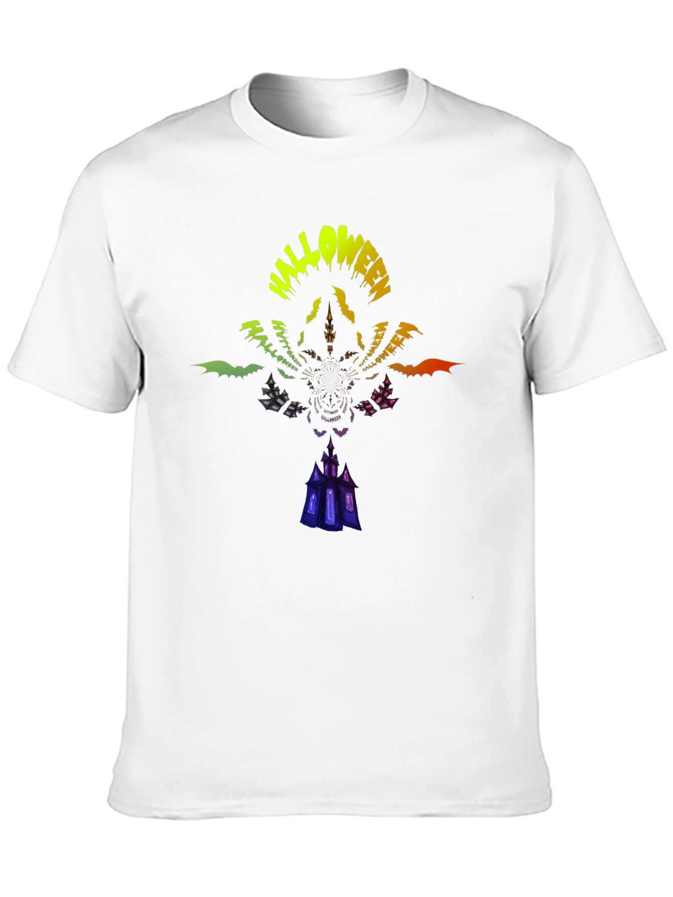Halloween Graphic Print Black T-Shirt
