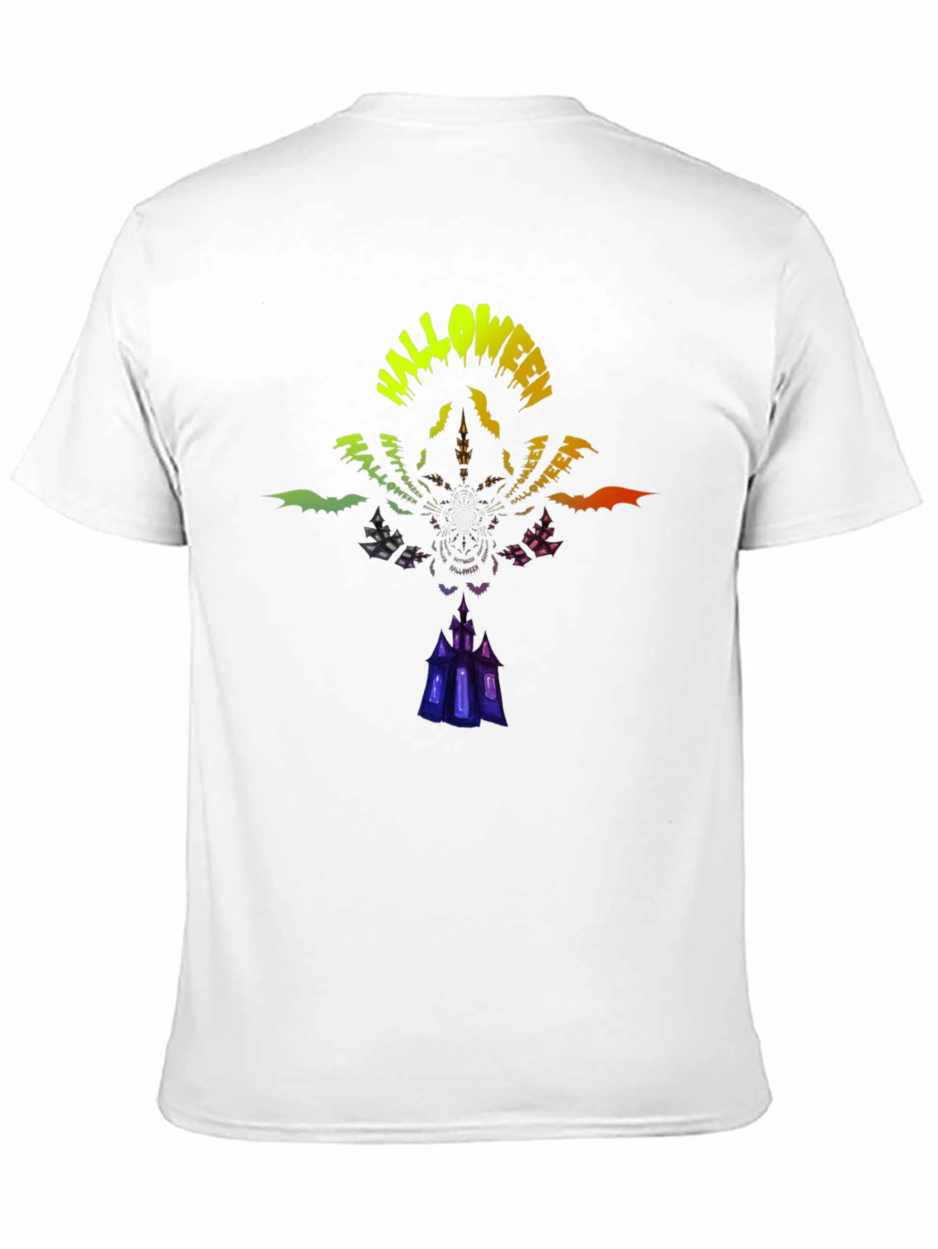 Halloween Graphic Print Black T-Shirt