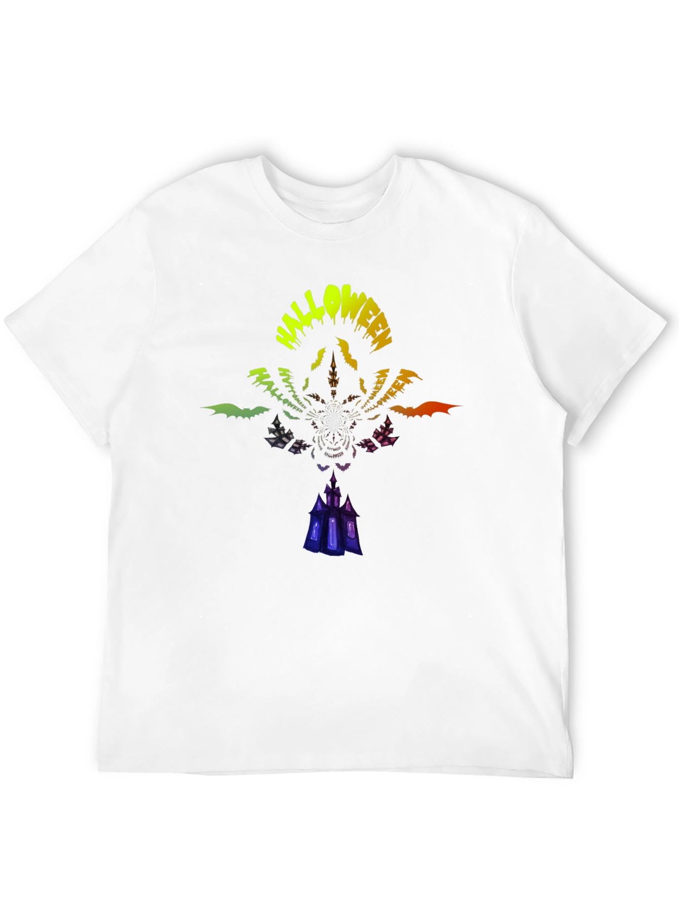 Halloween Graphic Print Black T-Shirt