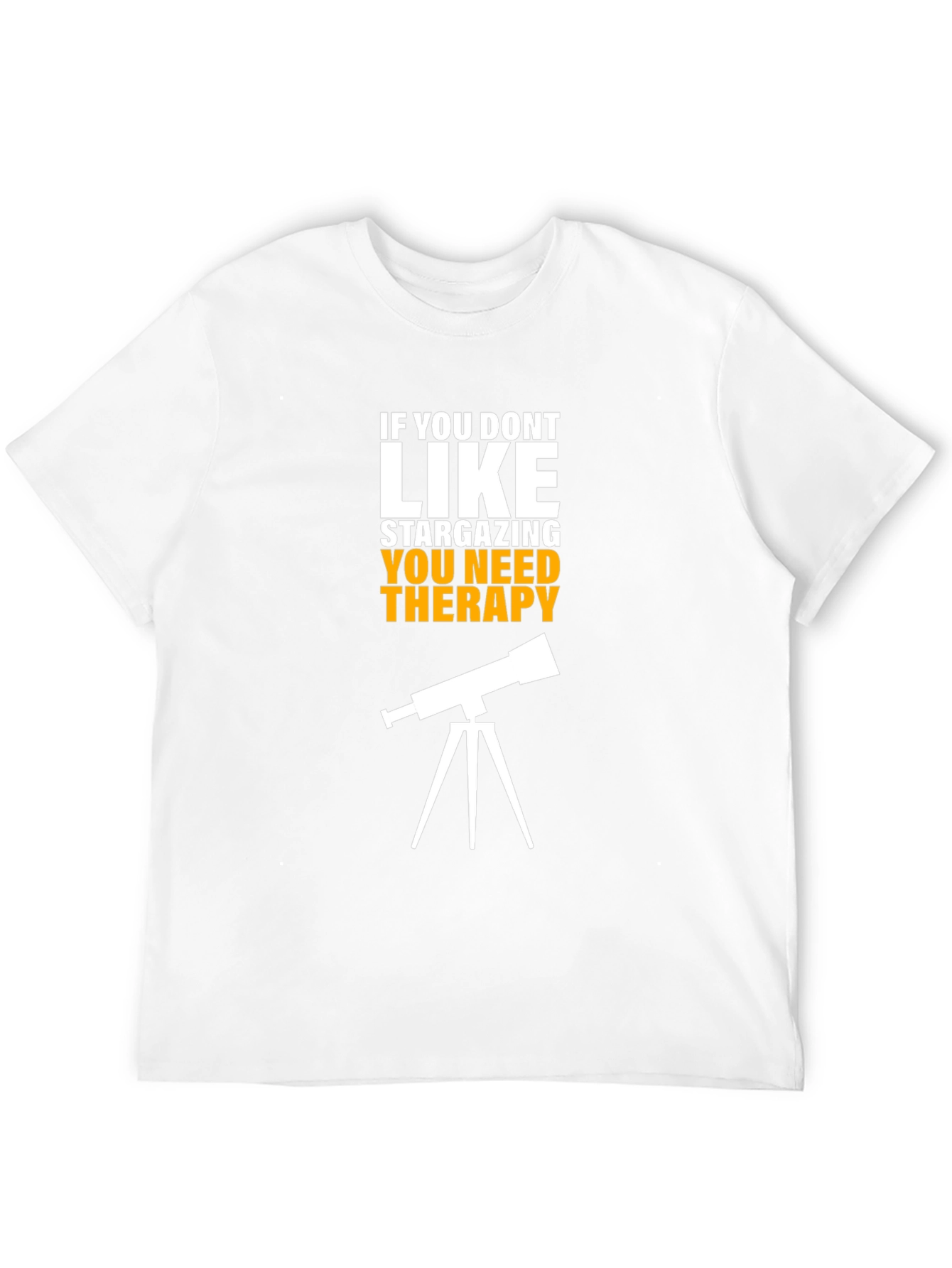 Stargazing Therapy Graphic Tee - Astronomy Lovers Shirt