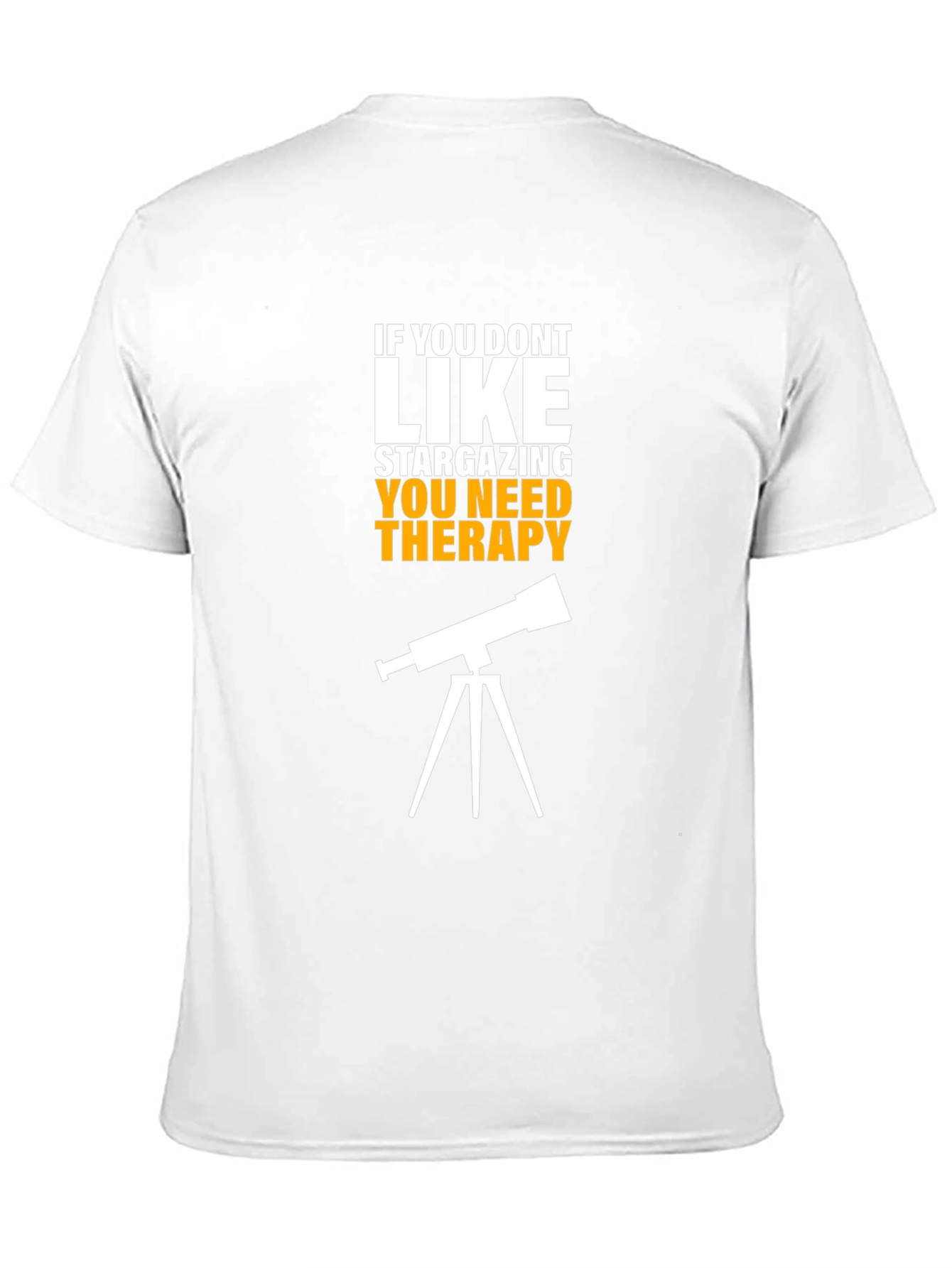 Stargazing Therapy Graphic Tee - Astronomy Lovers Shirt