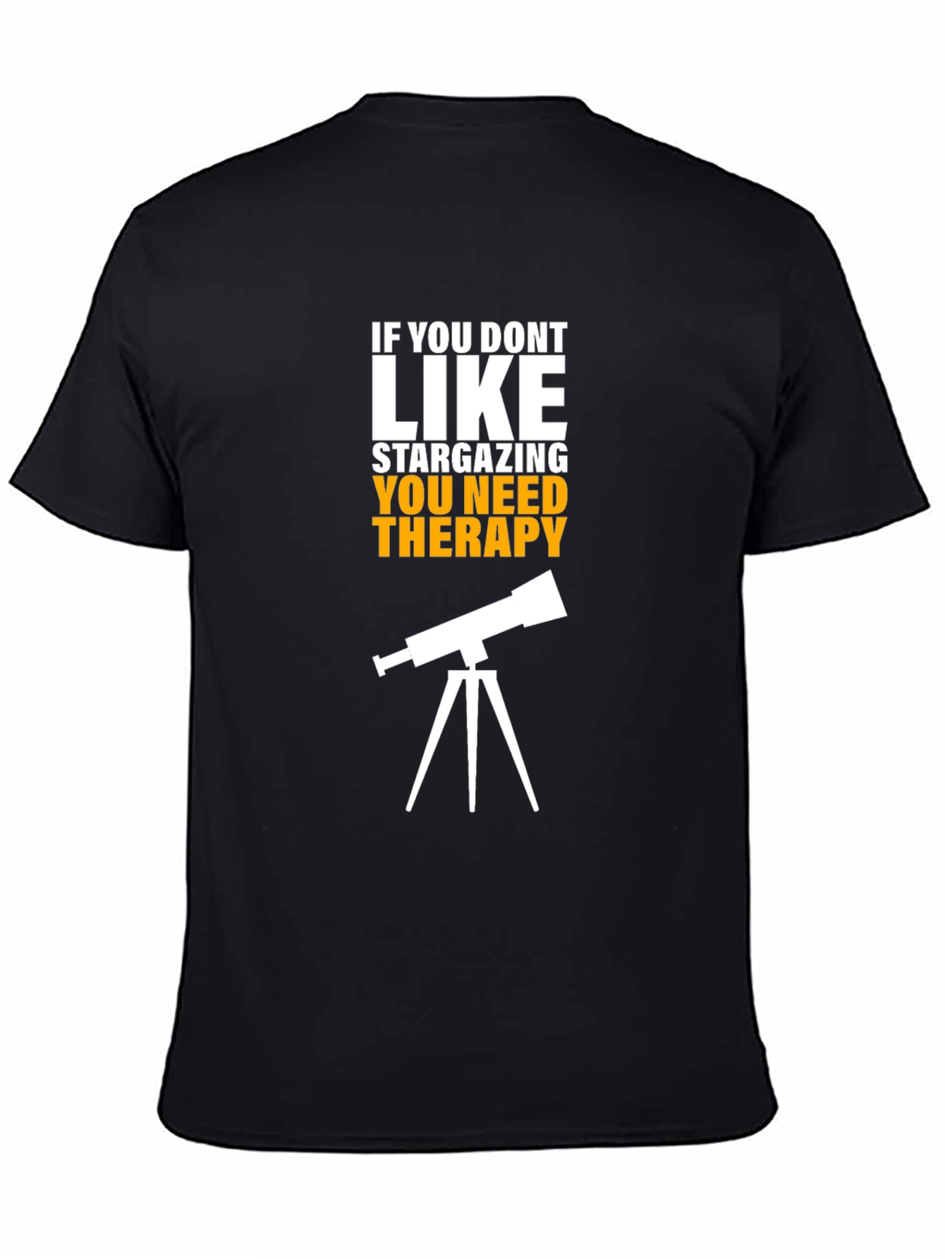 Stargazing Therapy Graphic Tee - Astronomy Lovers Shirt