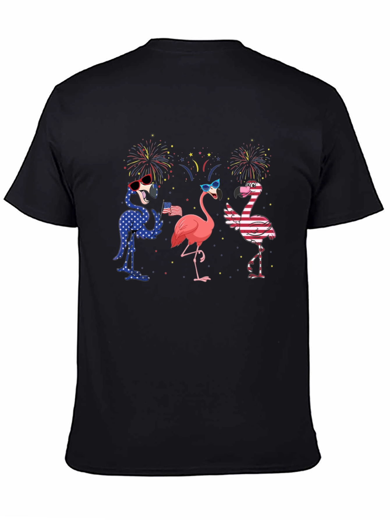 Patriotic Flamingo T-Shirt - USA Pride