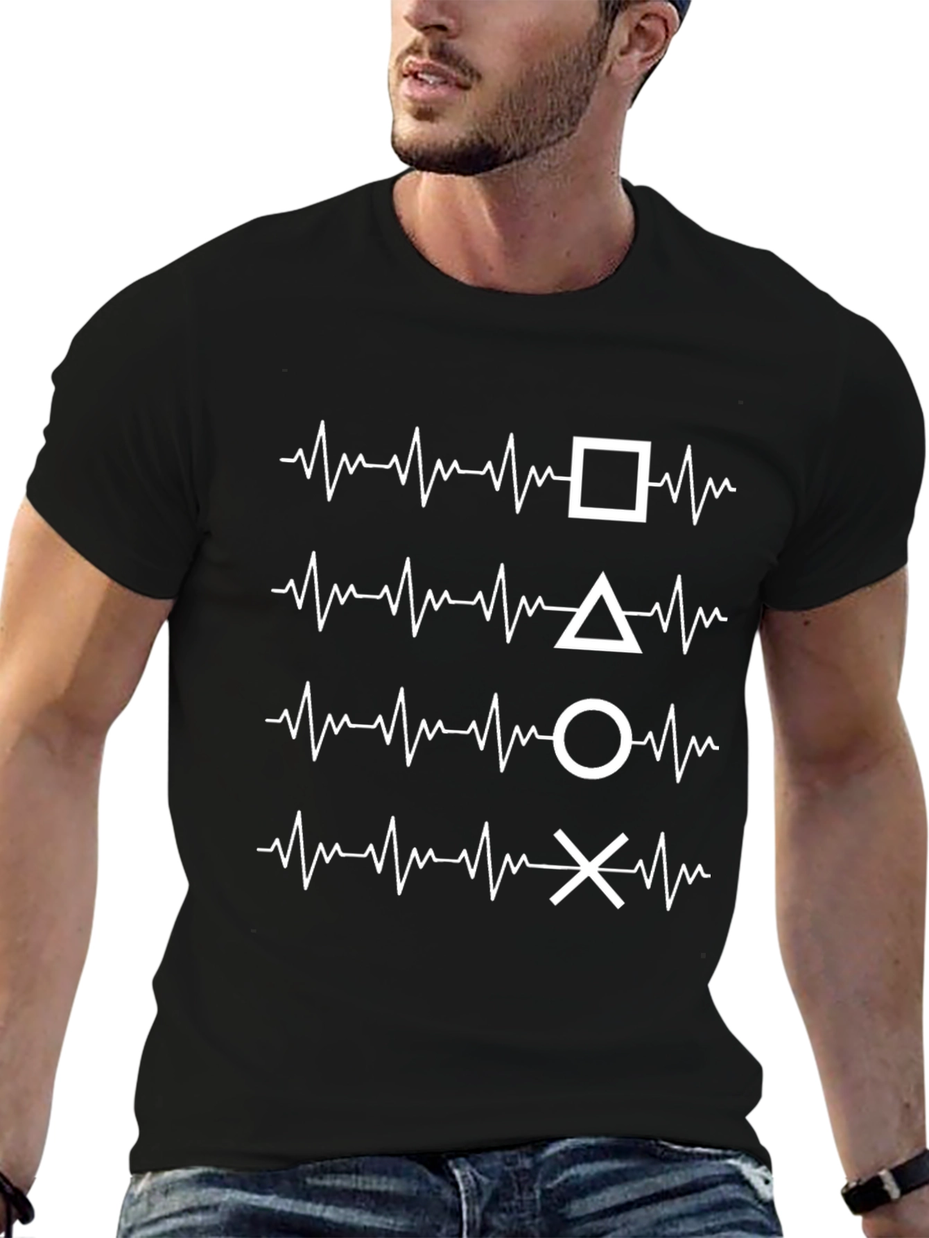 Playstation ECG Heartbeat T-Shirt