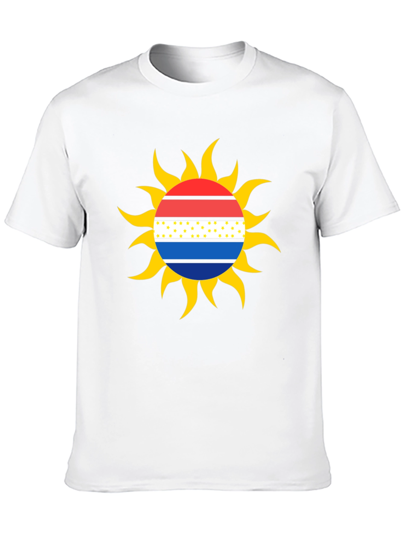 Graphic Sun Tee - Stylish Black T-Shirt