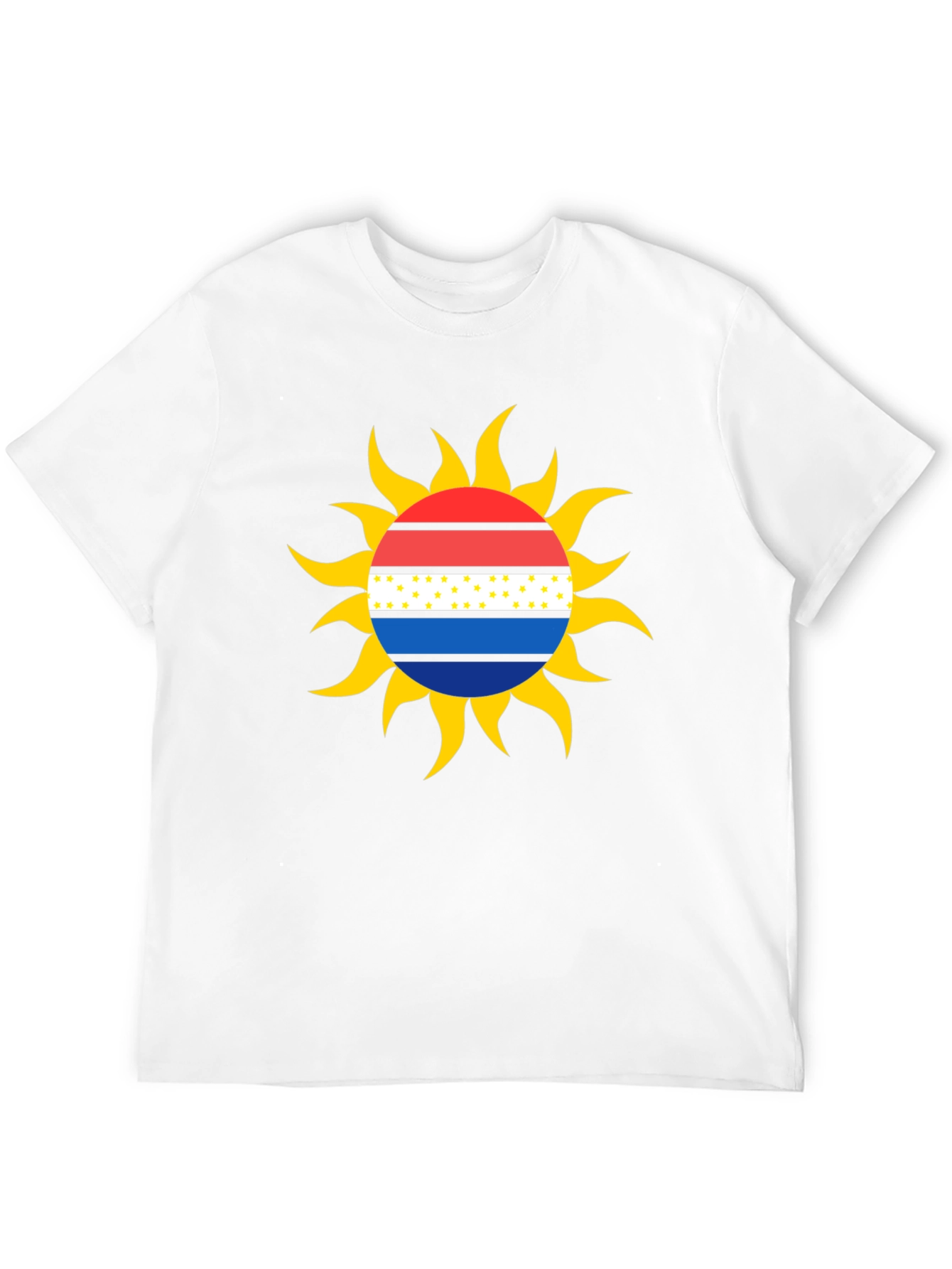 Graphic Sun Tee - Stylish Black T-Shirt