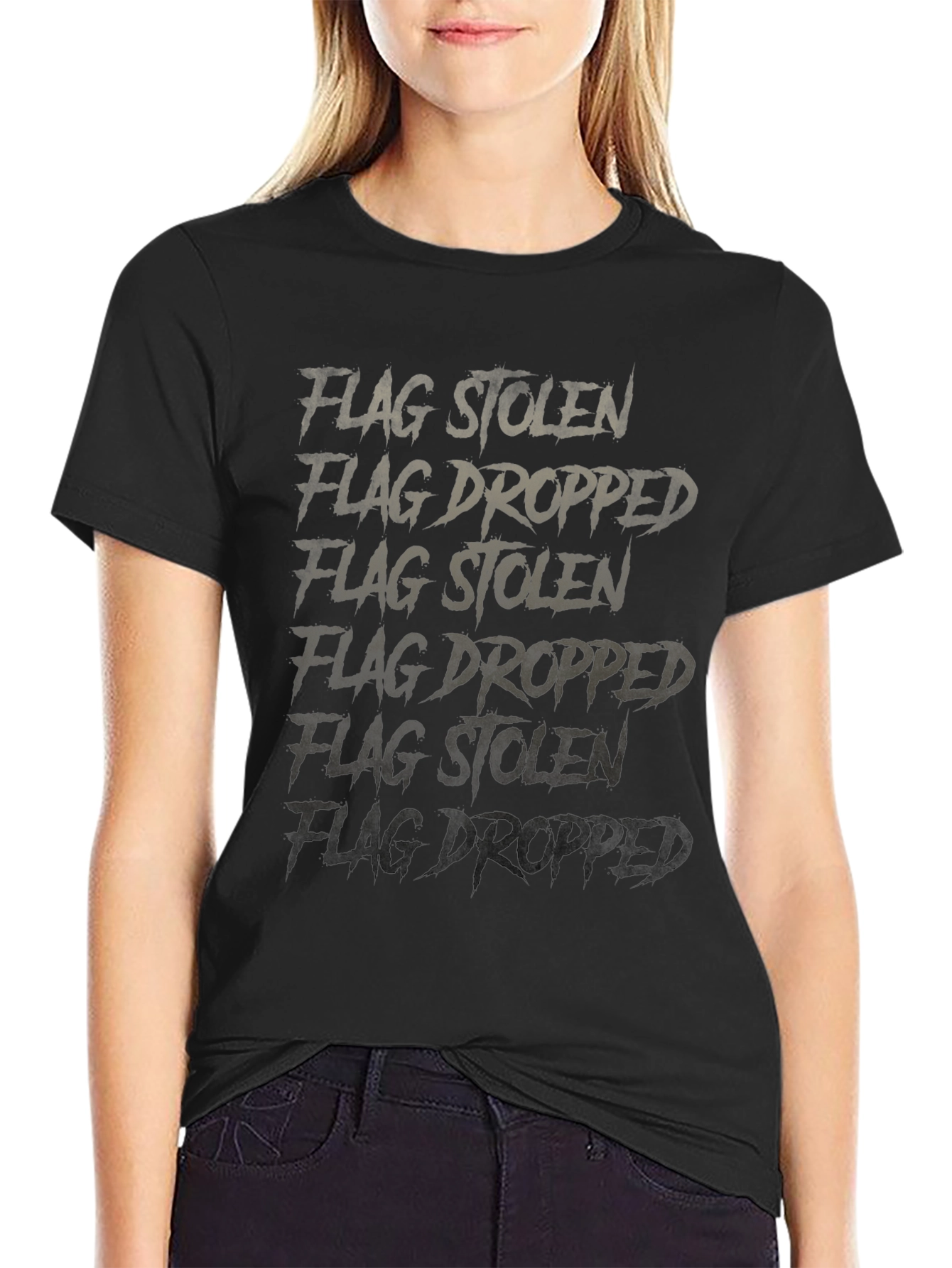 Flag Stolen Flag Dropped Graphic Tee